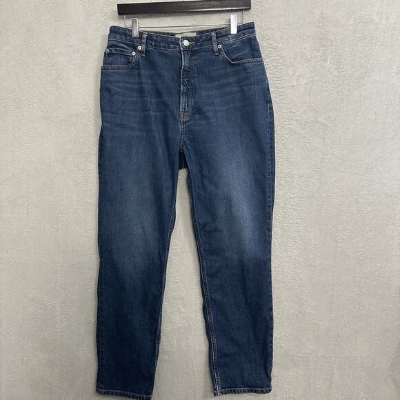 Everlane The Curvy Cheeky Straight Jean Organic Cotton Elastane Women 31x28 - Picture 1 of 10